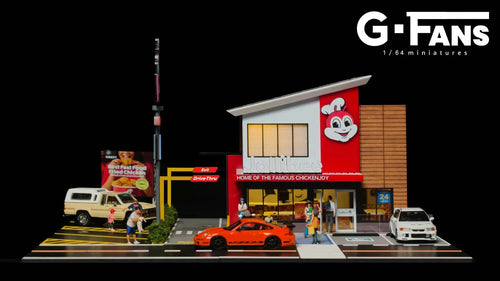 (Pre-Order) G.Fans 1:64 Fried Chicken Shop Diorama 710040