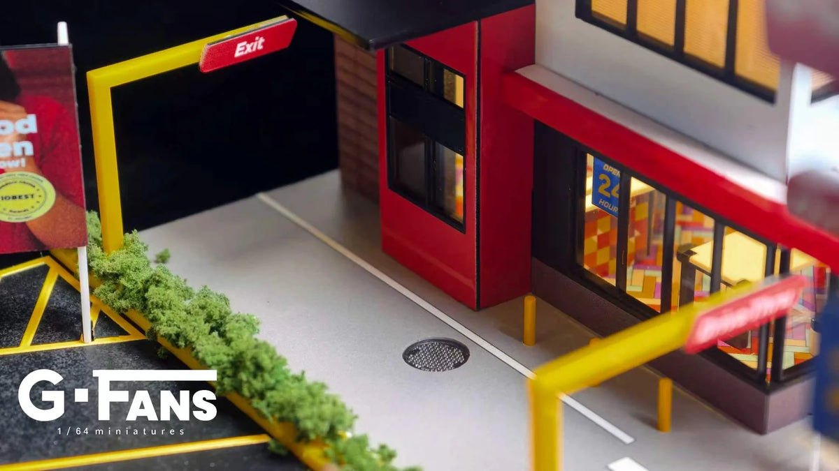 (Pre-Order) G.Fans 1:64 Fried Chicken Shop Diorama 710040