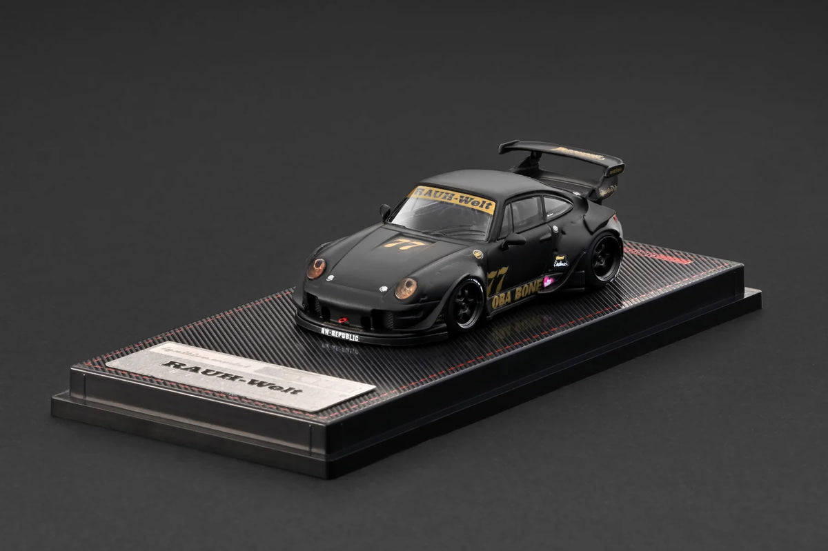 (Pre-Order) Ignition Model 1:64 Porsche RWB 993 – Matte Black IG4212