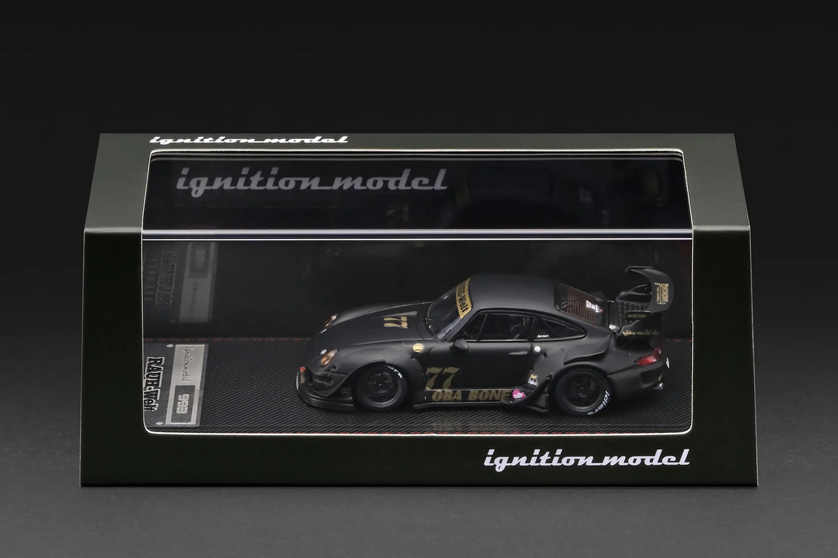 (Pre-Order) Ignition Model 1:64 Porsche RWB 993 – Matte Black IG4212