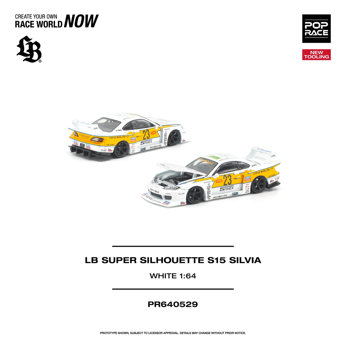 (Pre-Order) Pop Race 1:64 LB Super Silhouette S15 Silvia PR640529