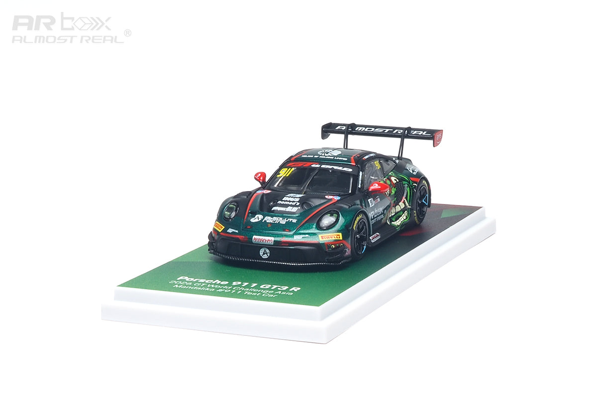 (Pre-Order) Almost Real 1:64 Porsche 911 GT3 R 2026 GT World Challenge Asia Mandalika #911 Test Car 640006011