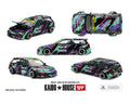 (Pre-Order) Kaido House x Mini GT 1:64 Honda Civic (EF) Kaido Works HKS KHMG303
