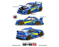 (Preorder) Kaido House x Mini GT Subaru Impreza WRX STI KAIDO WORKS V1 – Blue KHMG318