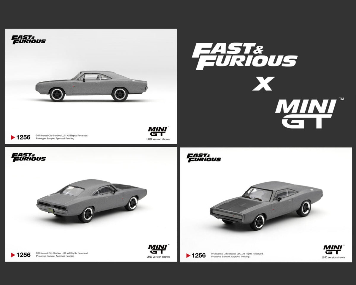 Mini GT 1:64 Dodge Charger Fast Five Dominic Toretto MGT01256-BL diecast model car