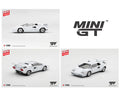(Pre-Order) Mini GT 1:64 Lamborghini Countach LP500S – White – Limited Edition MGT01366-BL